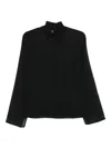 Totême High-neck Embellished Top In Black