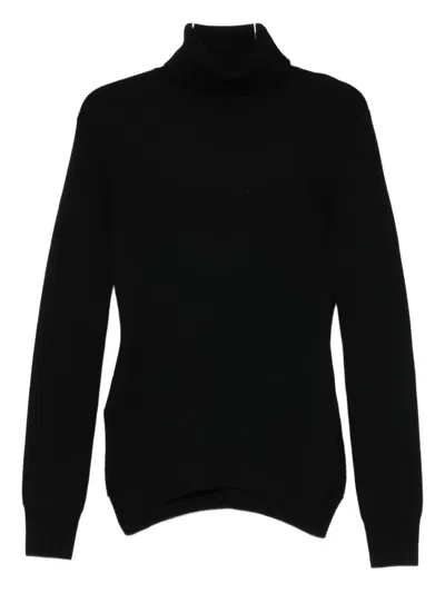 Totême High-neck Sweater In Black