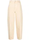 Totême Twisted Seam Straight-leg Jeans In Neutrals
