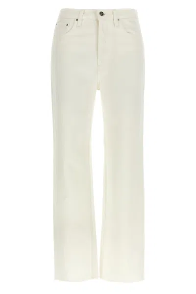 Totême High Waist Jeans In White