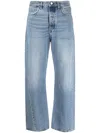 Totême High-waist Straight-leg Jeans In Blue
