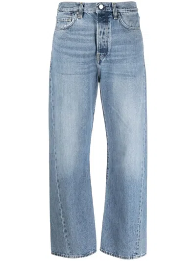 Totême High-waist Straight-leg Jeans In Blue
