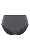 Totême High-waisted Bikini Bottoms In Grey