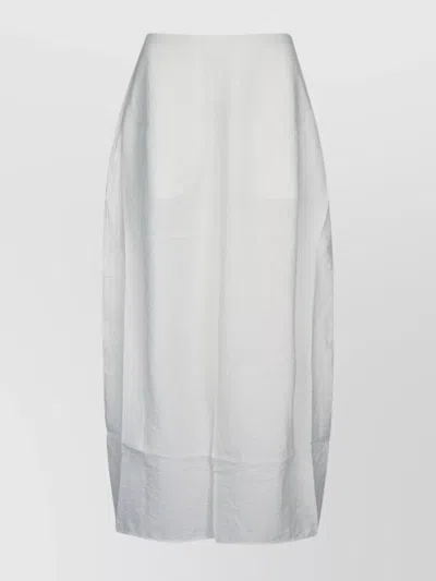 TOTÊME HIGH-WAISTED MIDI SKIRT SEAM DETAILING