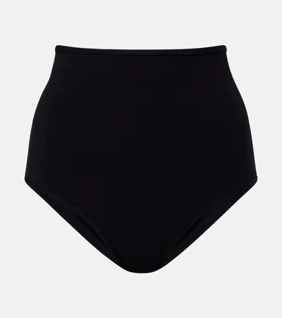 Totême High-rise Bikini Bottoms In Black