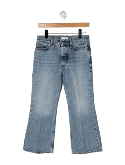Pre-owned Totême High-rise Flared Jeans In Blue