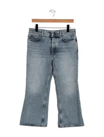 Pre-owned Totême High-rise Flared Jeans In Blue