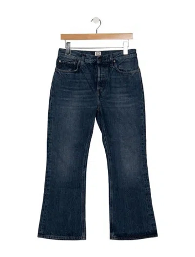 Pre-owned Totême High-rise Flared Jeans In Blue