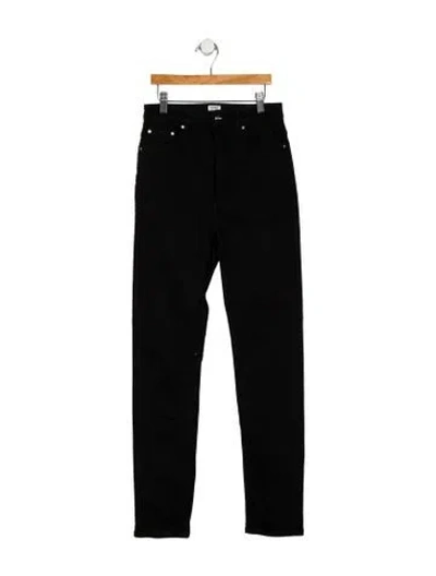 Pre-owned Totême High-rise Skinny Leg Jeans In Black