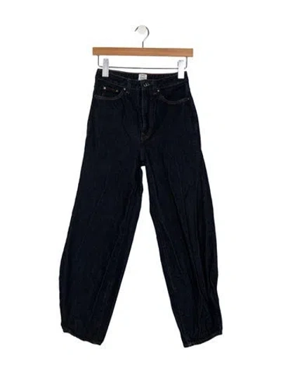 Pre-owned Totême High-rise Skinny Leg Jeans In Blue