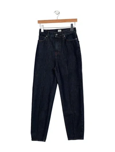 Pre-owned Totême High-rise Skinny Leg Jeans In Blue