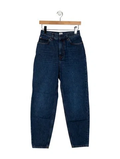 Pre-owned Totême High-rise Skinny Leg Jeans In Blue