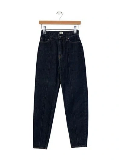 Pre-owned Totême High-rise Skinny Leg Jeans In Blue