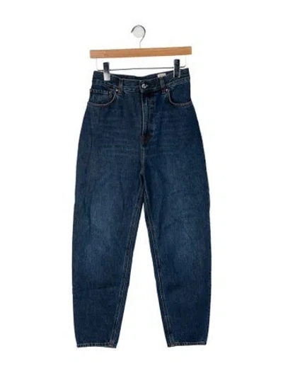 Pre-owned Totême High-rise Skinny Leg Jeans In Blue