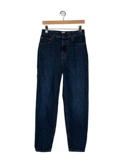 Pre-owned Totême High-rise Skinny Leg Jeans W/ Tags In Blue
