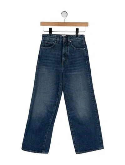 Pre-owned Totême High-rise Straight Leg Jeans In Blue