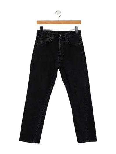 Pre-owned Totême High-rise Straight Leg Jeans In Blue