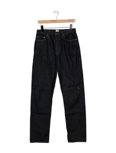Pre-owned Totême High-rise Straight Leg Jeans In Blue