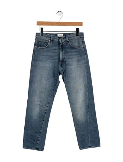 Pre-owned Totême High-rise Straight Leg Jeans In Blue