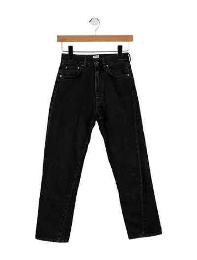 Pre-owned Totême High-rise Straight Leg Jeans In Grey