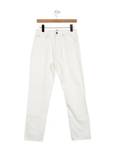 Pre-owned Totême High-rise Straight Leg Jeans In Multi