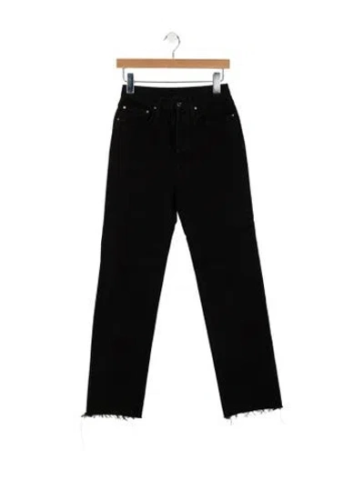 Pre-owned Totême High-rise Straight Leg Jeans W/ Tags In Black