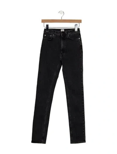 Pre-owned Totême High-rise Straight Leg Jeans W/ Tags In Black