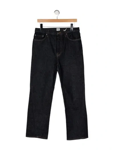 Pre-owned Totême High-rise Straight Leg Jeans W/ Tags In Blue