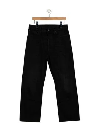 Pre-owned Totême High-rise Wide Leg Jeans In Black