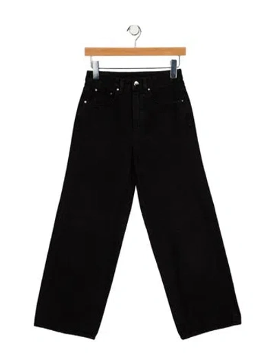 Pre-owned Totême High-rise Wide Leg Jeans In Black