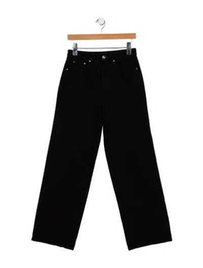 Pre-owned Totême High-rise Wide Leg Jeans In Black