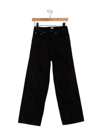 Pre-owned Totême High-rise Wide Leg Jeans In Black