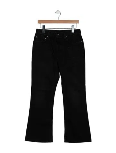 Pre-owned Totême High-rise Wide Leg Jeans In Black