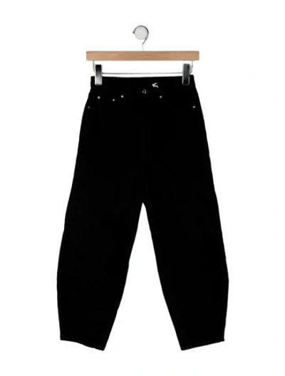 Pre-owned Totême High-rise Wide Leg Jeans In Black