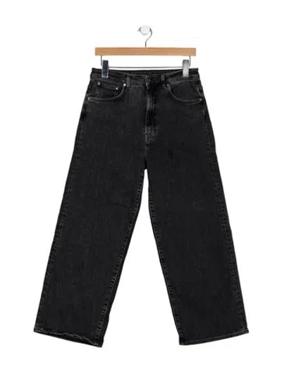 Pre-owned Totême High-rise Wide Leg Jeans In Black