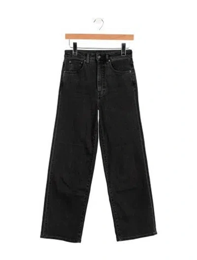 Pre-owned Totême High-rise Wide Leg Jeans In Black