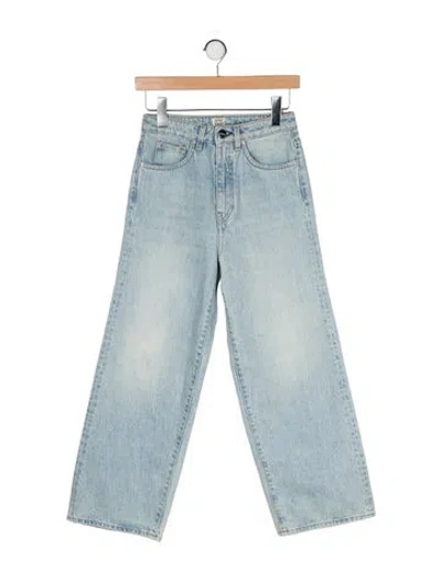 Pre-owned Totême High-rise Wide Leg Jeans In Blue