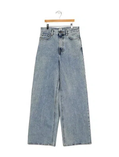 Pre-owned Totême High-rise Wide Leg Jeans In Blue