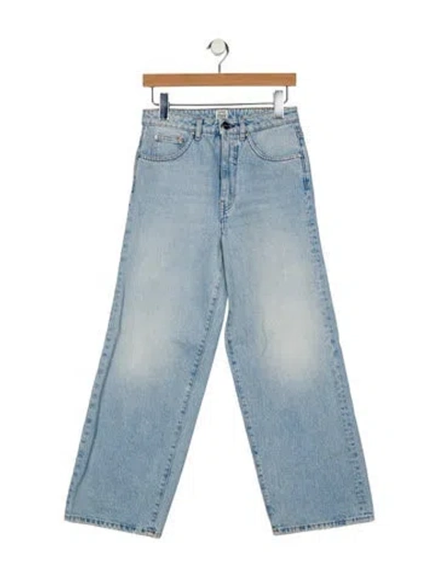 Pre-owned Totême High-rise Wide Leg Jeans In Blue