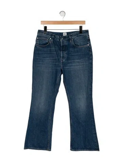 Pre-owned Totême High-rise Wide Leg Jeans In Blue