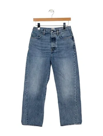Pre-owned Totême High-rise Wide Leg Jeans In Blue