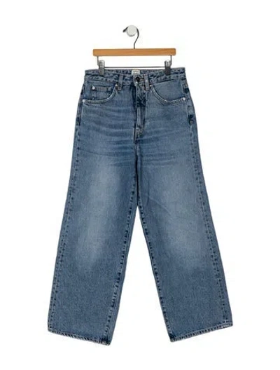Pre-owned Totême High-rise Wide Leg Jeans In Blue