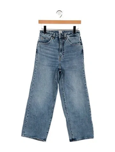 Pre-owned Totême High-rise Wide Leg Jeans In Blue