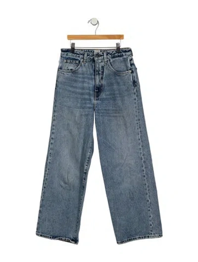 Pre-owned Totême High-rise Wide Leg Jeans In Blue