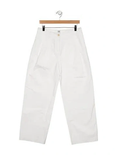 Pre-owned Totême High-rise Wide Leg Jeans In Blue