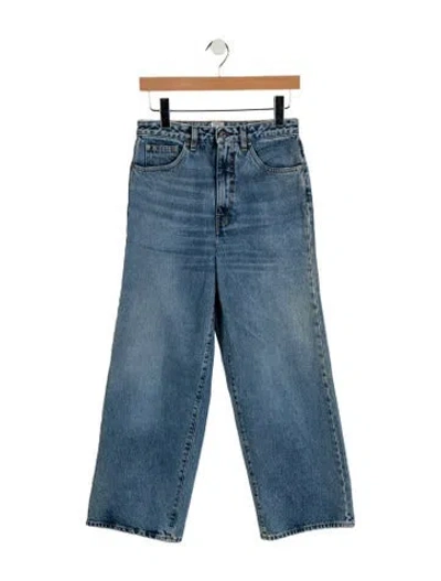 Pre-owned Totême High-rise Wide Leg Jeans In Blue