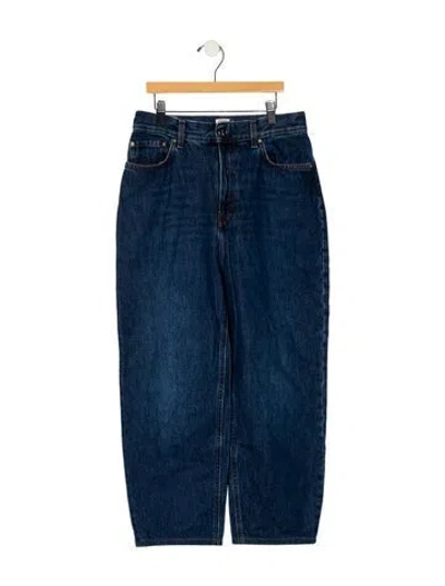 Pre-owned Totême High-rise Wide Leg Jeans In Blue