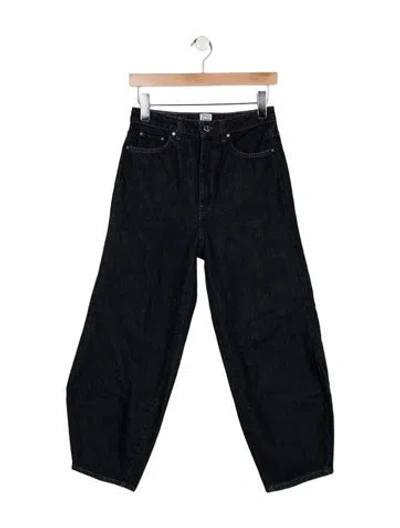Pre-owned Totême High-rise Wide Leg Jeans In Blue