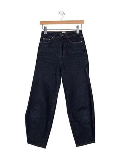 Pre-owned Totême High-rise Wide Leg Jeans In Blue