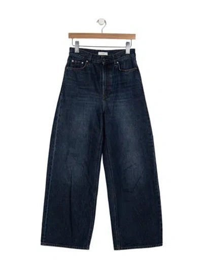 Pre-owned Totême High-rise Wide Leg Jeans In Blue